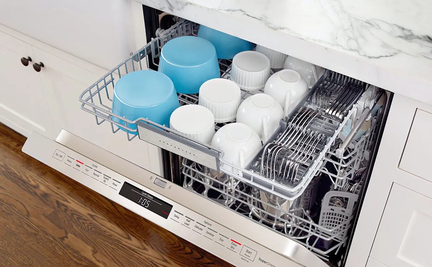 Máy rửa bát 8 bộ là gì và có thể rửa được bao nhiêu bát đĩa?