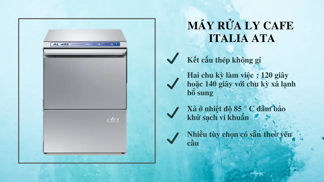 TOP Máy Rửa Ly Cốc Cho Quầy Bar và Quán Cafe Tốt Nhất Và Cách Chọn Lựa